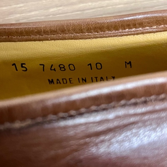 Johnston & Murphy Made in Italy Loafers Leather Tassel Shoe - Brown main image 5